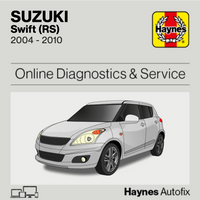 Suzuki Swift (RS) 2004 to 2010 Haynes Online Diagnostics & Service Guide