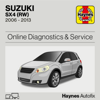 Suzuki SX4 (RW) 2006 to 2013 Haynes Online Diagnostics & Service Guide