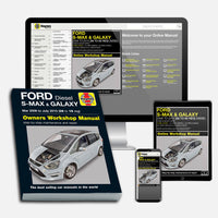 Ford S-MAX & Galaxy Diesel (Mar 2006-July 2015) Haynes Repair Manual Bundle