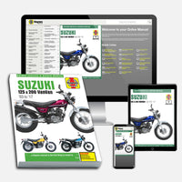 Suzuki RV125/200 VanVan (2003-2017) Haynes Repair Manual Bundle