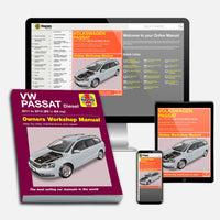 Volkswagen Passat Diesel (2011-2014) 60 to 64 Haynes Repair Manual Bundle