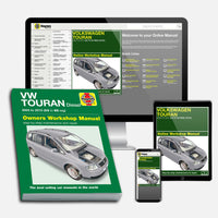 Volkswagen Touran Diesel (2003-2015) 03 to 65 Haynes Repair Manual Bundle