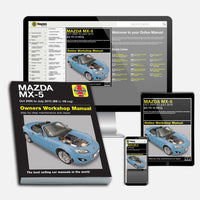 Mazda MX-5 (Oct 2005-July 2015) 55 to 15 Haynes Repair Manual Bundle