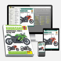Kawasaki Z1000, Z1000SX & Versys (2010-2016) Haynes Repair Manual Bundle