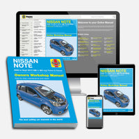 Nissan Note Petrol & Diesel (2006-Sept 2013) 06 to 63 Haynes Repair Manual Bundle