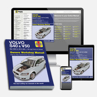 Volvo S40 & V50 Petrol & Diesel (Mar 2004-2013) Haynes Repair Manual Bundle