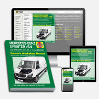 Mercedes-Benz Sprinter Diesel Vans July 2009-May 2018 (09 to 18 reg) Haynes Repair Manual Bundle