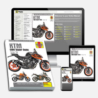 KTM 1290 Super Duke (2014-2019) Haynes Repair Manual Bundle