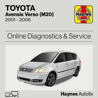 Toyota Avensis Verso (M20) 2001 to 2006 Haynes Online Diagnostics & Service Guide