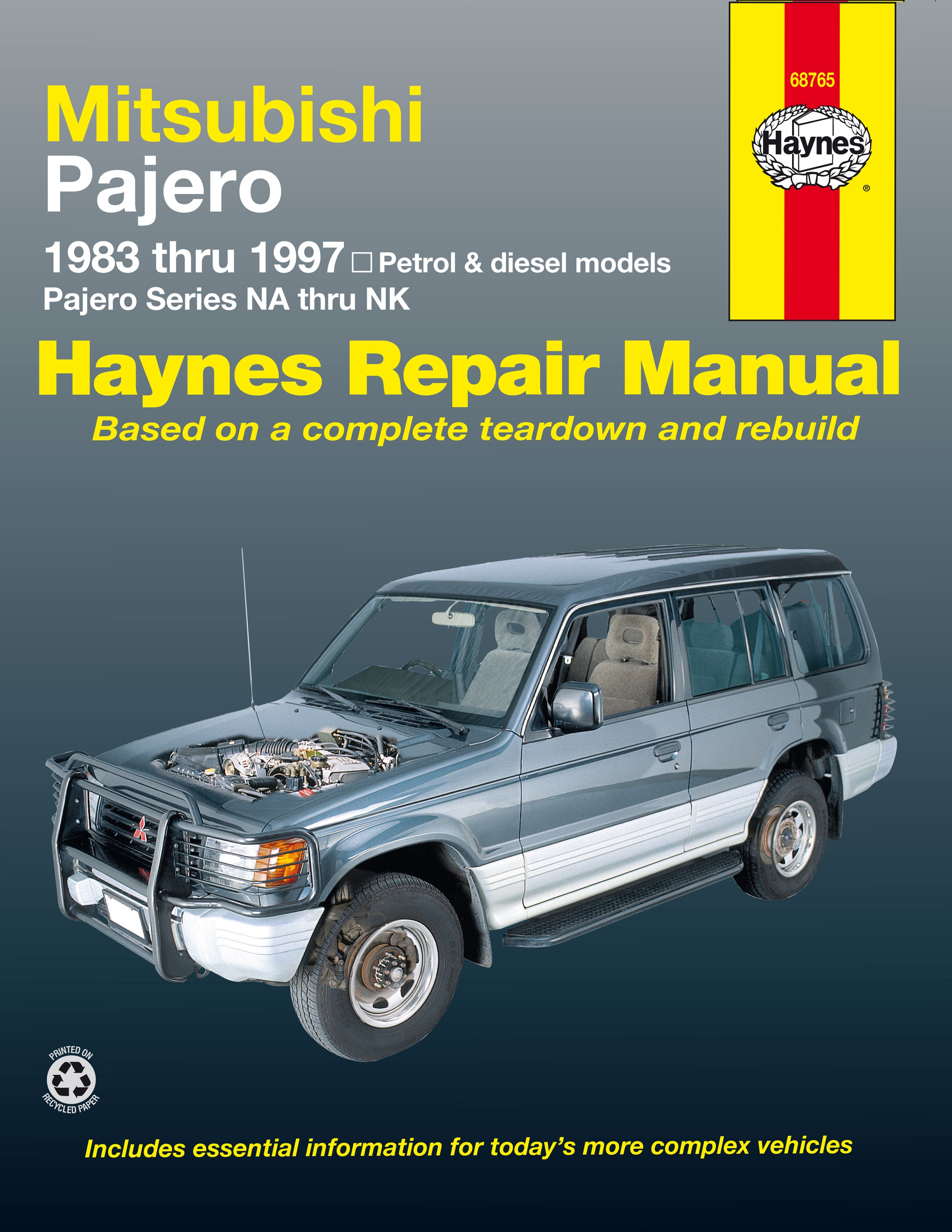 三菱パジェロ＆ピックアップ　ヘインズ整備書 Mitsubishi Pajero (1983-1997) Haynes Repair Manual (AUS) – Haynes