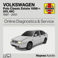 Volkswagen Polo Classic Estate 1998-> (6V, 6K) 1997 to 2001 Haynes Online Diagnostics & Service Guide