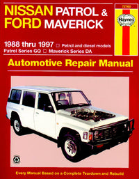Nissan Patrol (1988-1997) & Ford Maverick (1988-1994) Haynes Repair Manual (AUS)