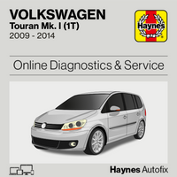 Volkswagen Touran MkI (1T) 2009 to 2014 Haynes Online Diagnostics & Service Guide