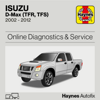 Isuzu D-Max (TFR, TFS) 2002 to 2012 Haynes Online Diagnostics & Service Guide