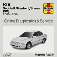 Kia Sephia II /Mentor II/Shuma (SD) 2000 to 2004 Haynes Online Diagnostics & Service Guide