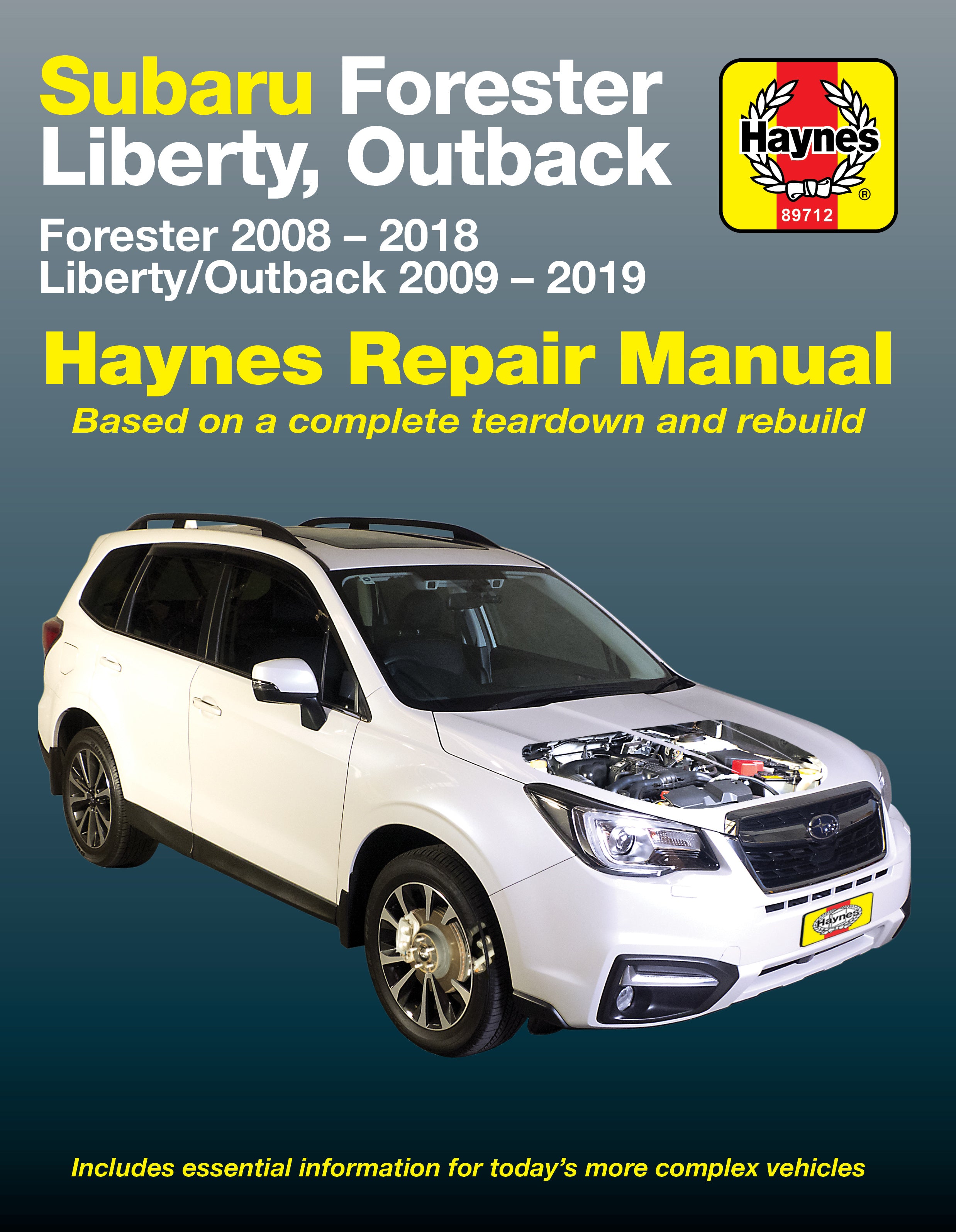 SUBARU FORESTER カタログ7冊 Subaru Forester 2008-2018, Liberty/Outback 2009-2019 – Haynes