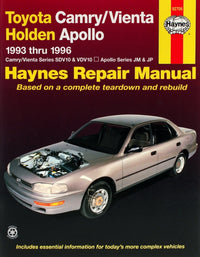 Toyota Camry & Holden Apollo (1993-1996) Haynes Repair Manual
