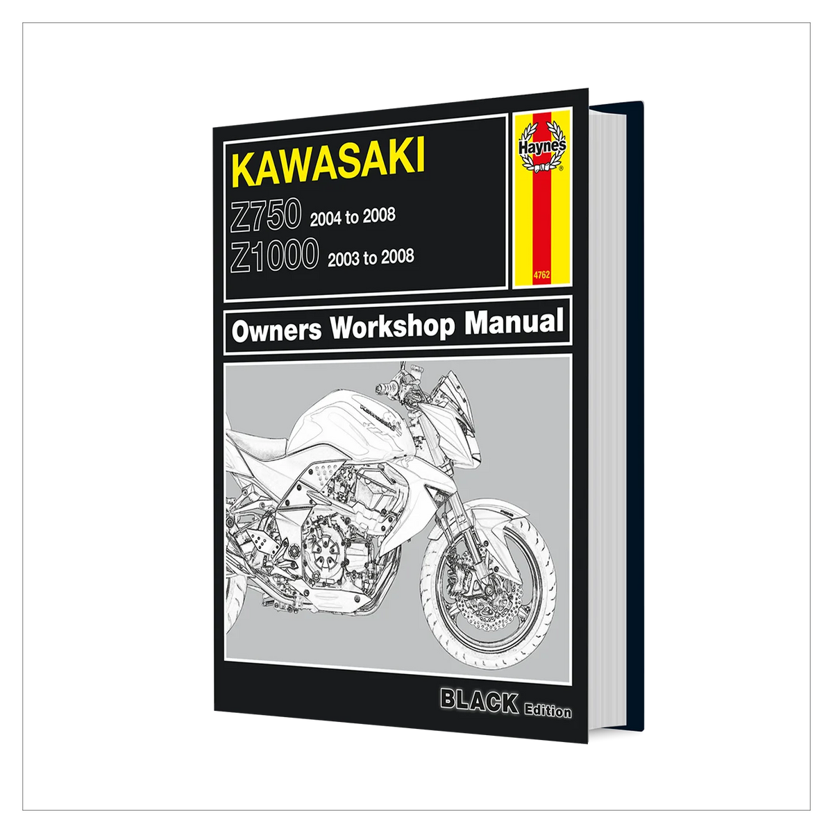 Kawasaki Z750 & Z1000 (2003-2008) Haynes Repair Manual - Premium