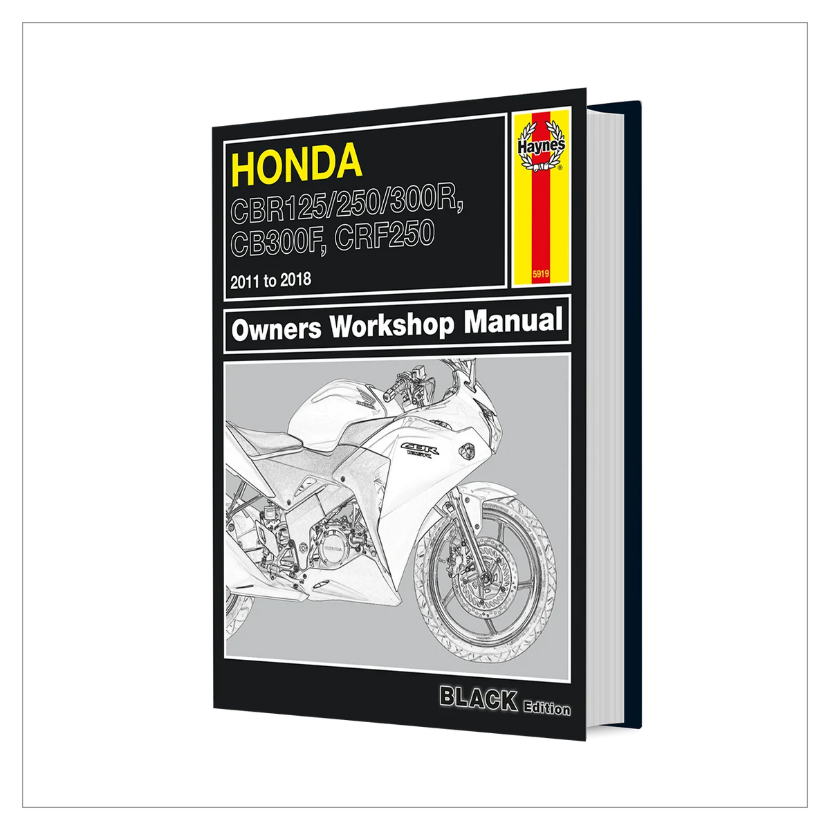 Honda CBR125/250/300R, CB300F & CRF250L/M (2011-2018) Haynes