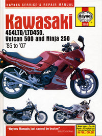 Kawasaki 454LTD/LTD450, Vulcan 500 & Ninja 250 (1985-2007) Haynes Repair Manual
