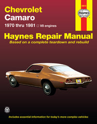 Chevrolet Camaro (1970-1981) Haynes Repair Manual (USA)