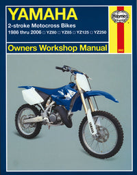 Yamaha 2-stroke Motocross Bikes (1986-2006) Haynes Repair Manual