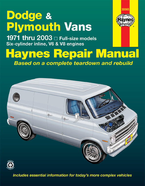 Dodge Tradesman, Sportsman & Plymouth Voyager full-size in-line 6