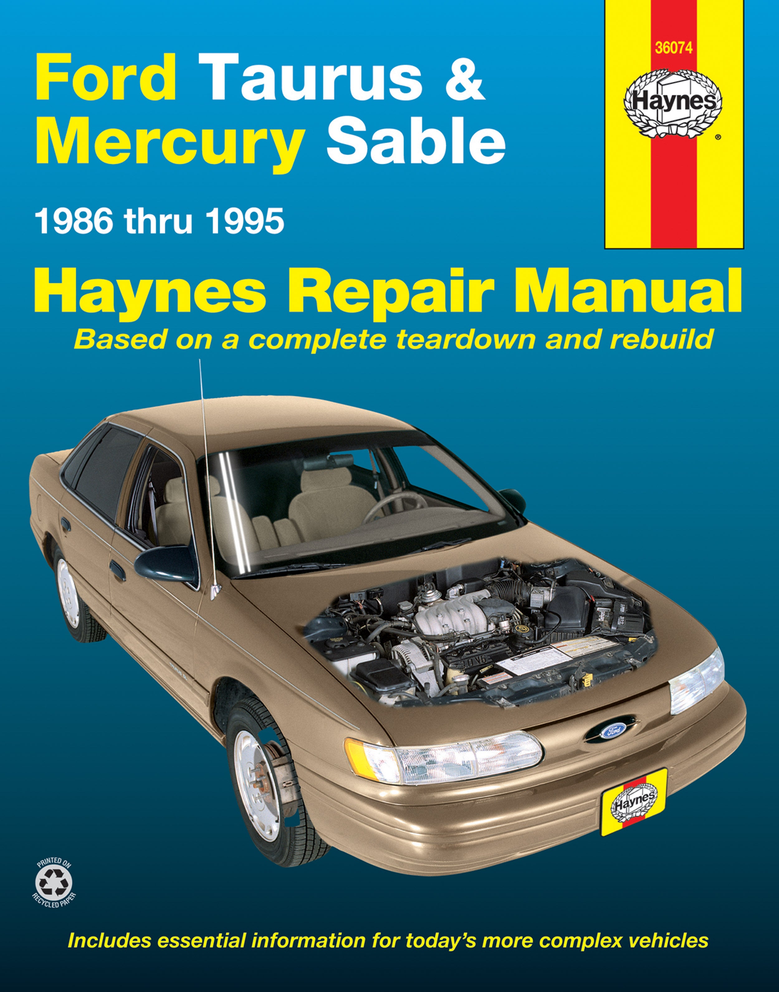 Ford Taurus & Mercury Sable (1986-1995) Haynes Repair Manual (USA