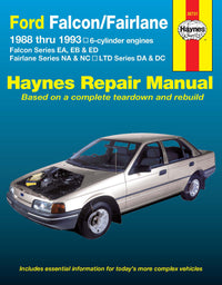 Ford Falcon, Fairlane and LTD (1988-1993) Haynes Repair Manual
