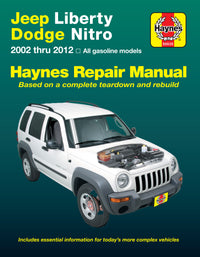 Jeep Liberty (2002-2012) & Dodge Nitro (2007-2011) Haynes Repair Manual (USA)