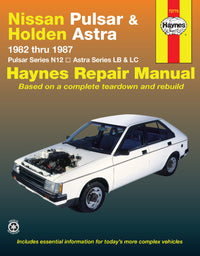 Nissan Pulsar (1982-1987) and Holden Astra (1984-1986) Haynes Repair Manual
