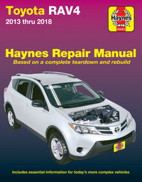 Toyota RAV4 (2013-2018) Haynes Repair Manual (USA)