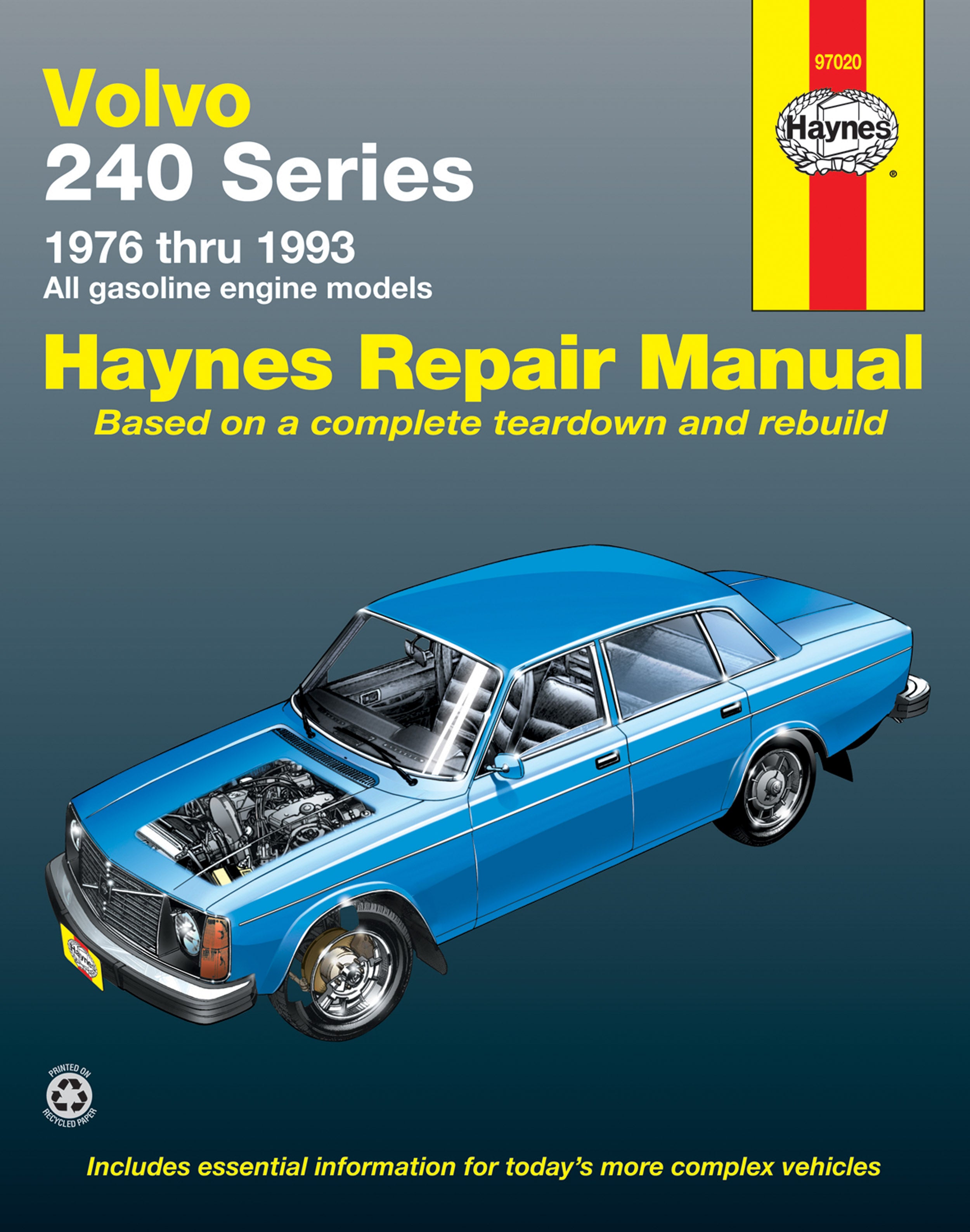 希少　Volvo 240 Bentley サービスマニュアル 1983-1993 1983 Volvo 240 Turbo - Bentley Service Manual - Volvo 240 1981 to