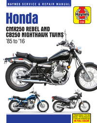 Honda CMX250 Rebel & CB250 Nighthawk Twins (1985-2016) Haynes Repair Manual