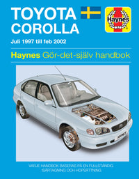 Toyota Corolla (Juli 1997-Feb 2002) Haynes Repair Manual (svenske utgava)