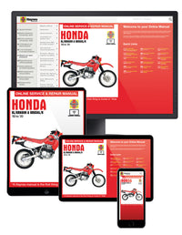 Honda XL/XR600R & XR650L/R (1983-2020) Haynes Repair Manual Online Manual