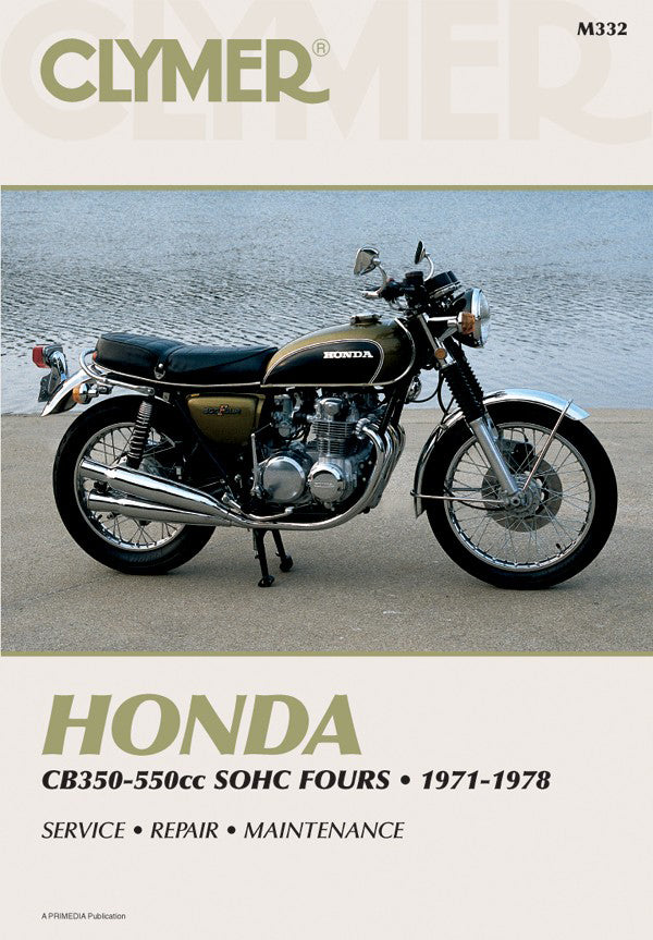 Honda CB350-550CC Sonic Fours Motorcycle, 1971-1978 Service Repair