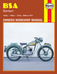 BSA Bantam (1948-1971) Haynes Repair Manual Printed Book Front Cover
