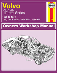 Volvo 142, 144 & 145 (1966-1974) Haynes Repair Manual Printed Book Front Cover