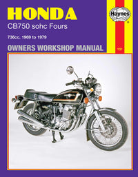 Honda CB750 sohc Four (1969-1979) Haynes Repair Manual Printed Book Front Cover