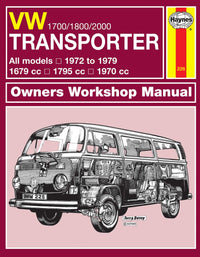 Volkswagen Transporter 1700, 1800 & 2000 (1972-1979) Haynes Repair Manual Printed Book Front Cover