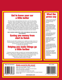 Jaguar XJ6, XJ & Sovereign; Daimler Sovereign (1968-Oct 1986) Haynes Repair Manual Printed Book Back Cover