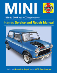 Mini (1969-2001) Haynes Repair Manual Printed Book Front Cover