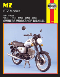 MZ ETZ Models (1981-1995) Haynes Repair Manual Printed Book Front Cover