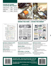 Yamaha XJ600S (Diversion, Seca II) & XJ600N Fours (1992-2003) Haynes Repair Manual Printed Book Back Cover