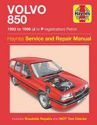 Volvo 850 Petrol (1992-1996) Haynes Repair Manual Printed Book Front Cover