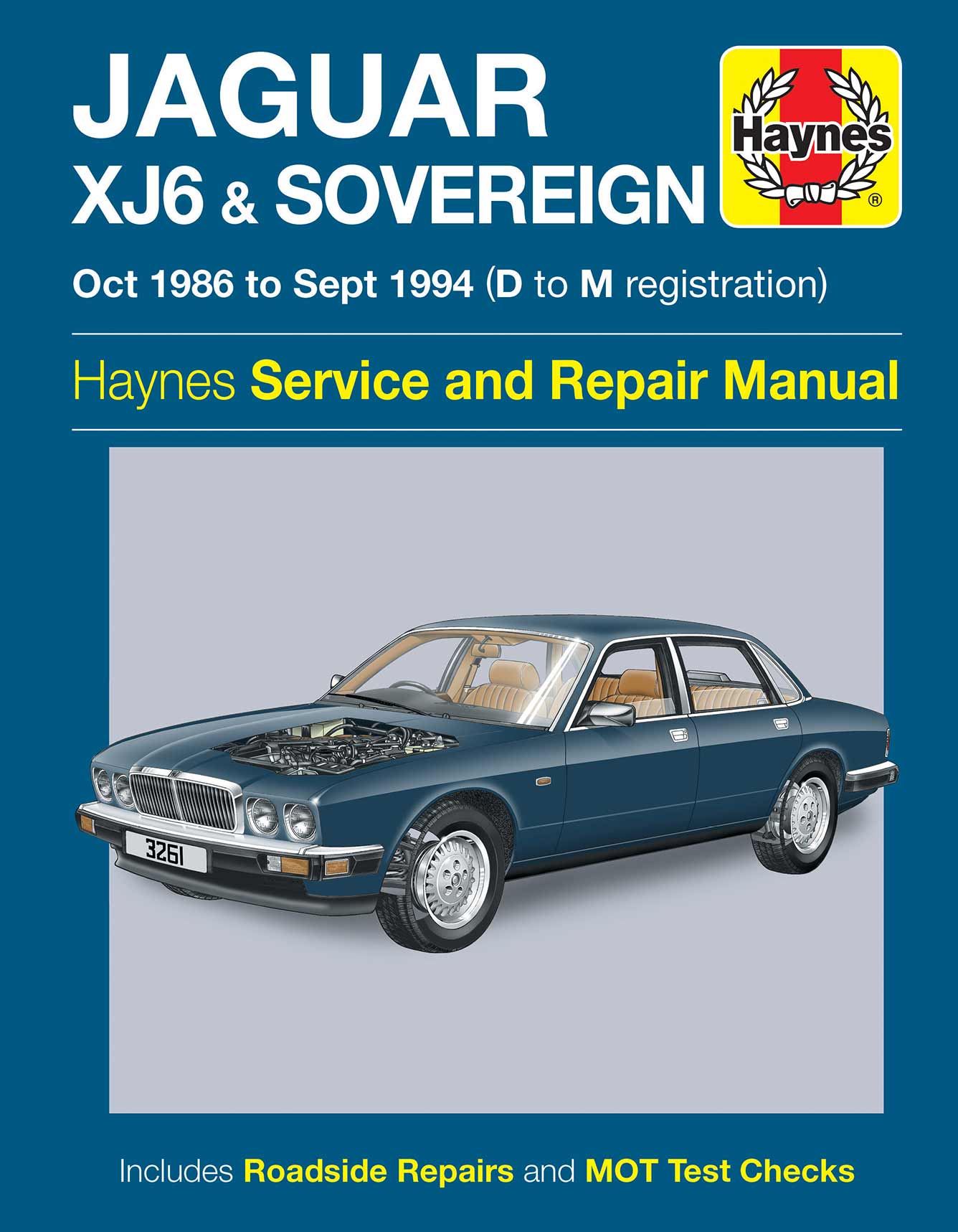 Jaguar XJ6 & Sovereign (Oct 1986-Sept 1994) Haynes Repair Manual
