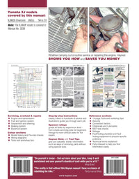 Yamaha XJ900S Diversion (1994-2001) Haynes Repair Manual Printed Book Back Cover