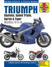 Triumph Fuel Injected Triples (1997-2005) Haynes Repair Manual Printed Book Front Cover