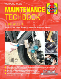 Motorcycle Maintenance TechBook Haynes Manual Printed Book Front Cover